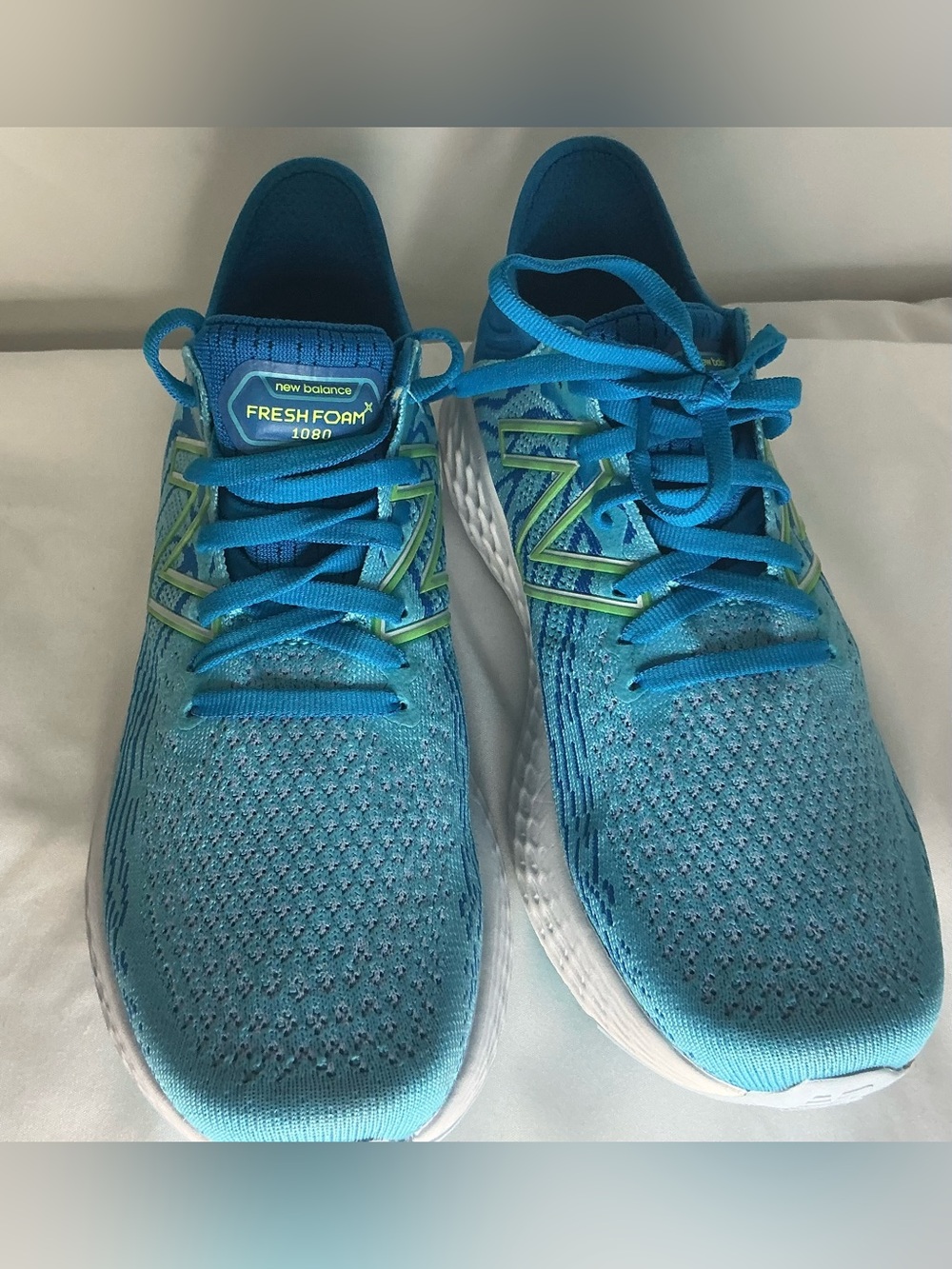 New Balance Fresh Foam 1080v11 Women’s Running shoes sz 7.5 Blue Teal Athletic